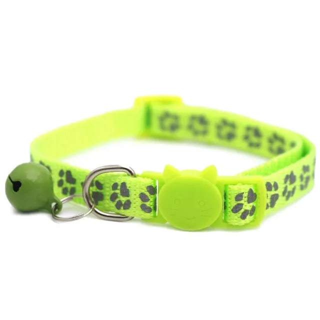 Adjustable Collar With Bell Colorful
