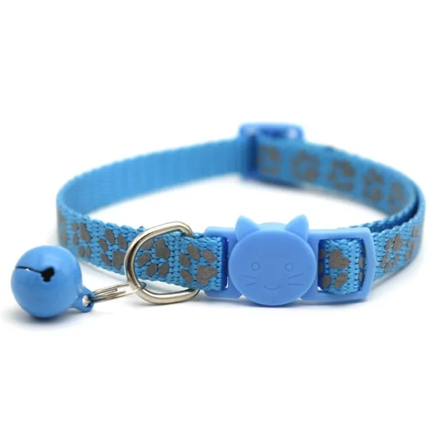 Adjustable Collar With Bell Colorful