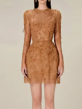 Crochet Lace Embroidery Women's Cocktail & Party Dresses