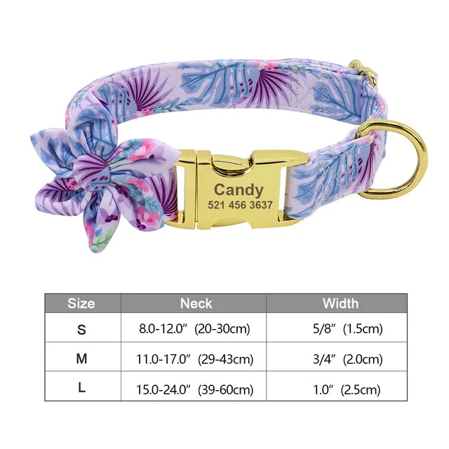Dog Accessories Collar Custom Nameplate Collar