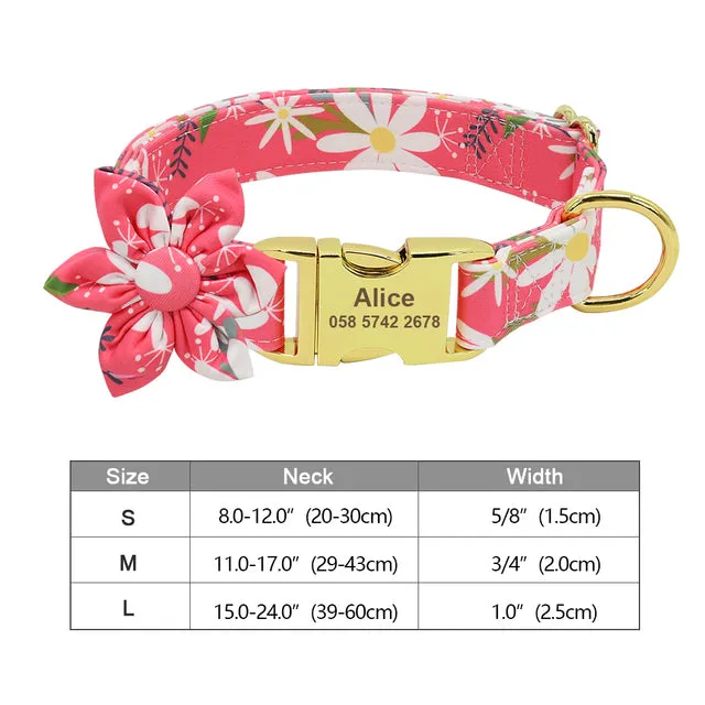 Dog Accessories Collar Custom Nameplate Collar