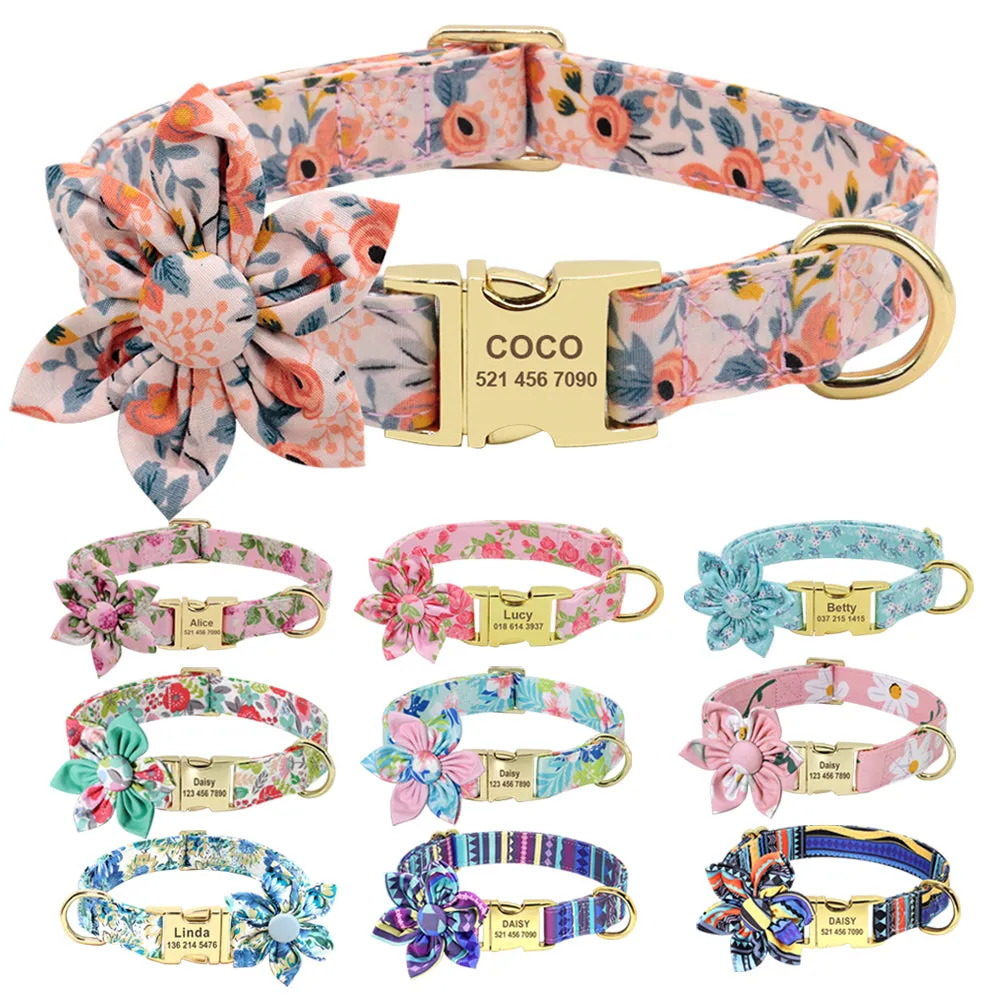 Dog Accessories Collar Custom Nameplate Collar