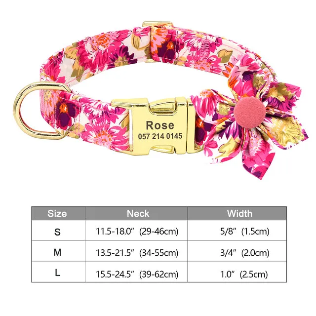 Dog Accessories Collar Custom Nameplate Collar