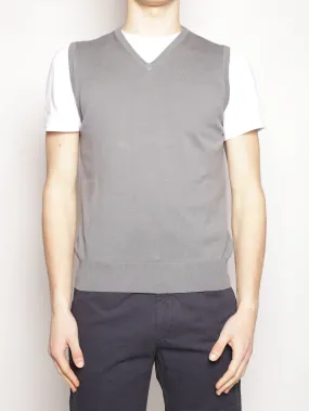 Gilet in Cotone Piombo