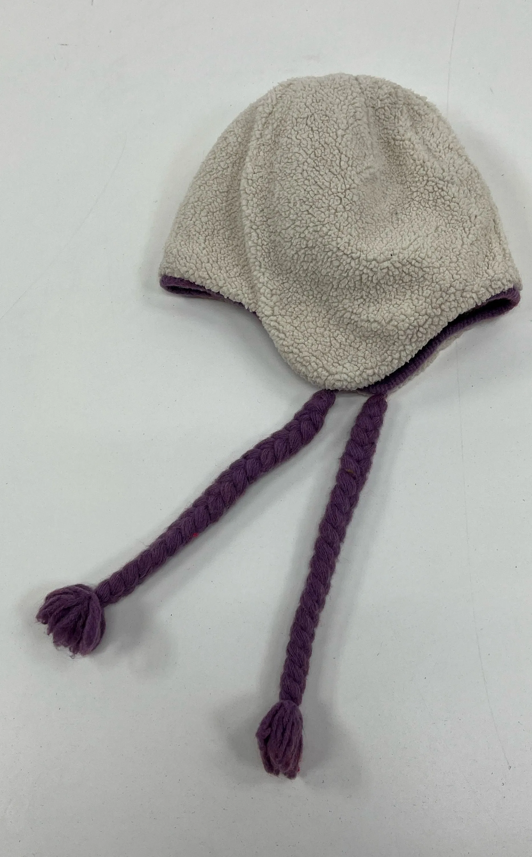Girl's Kids Carhartt Purple Knit Fleece Lined Winter Hat - Size One