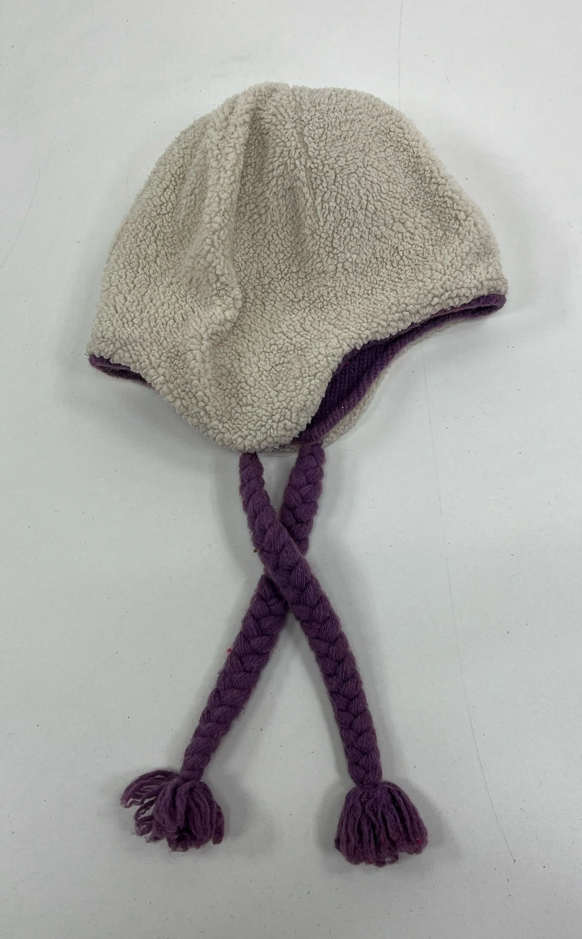 Girl's Kids Carhartt Purple Knit Fleece Lined Winter Hat - Size One