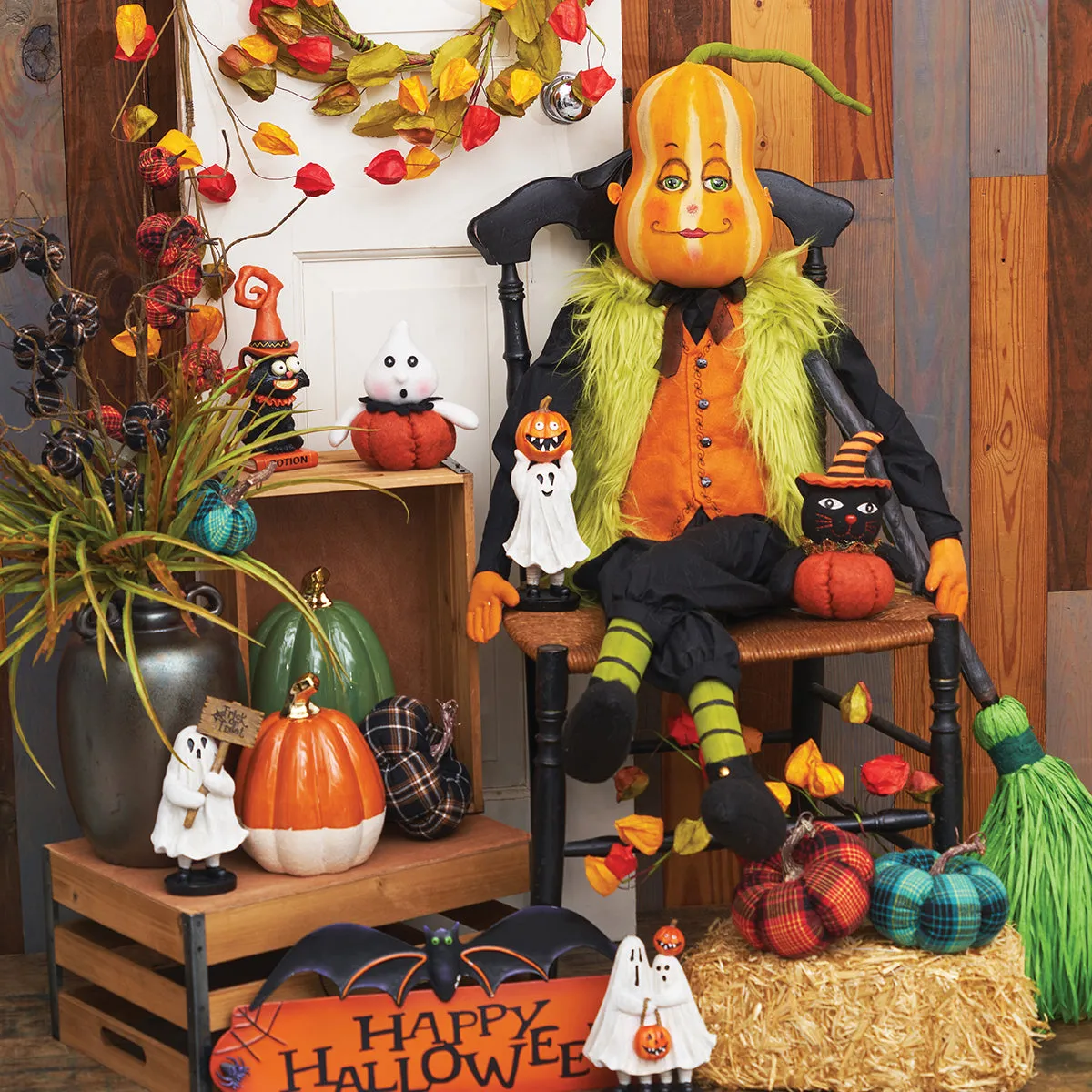 Gregorio Gourd Figurine