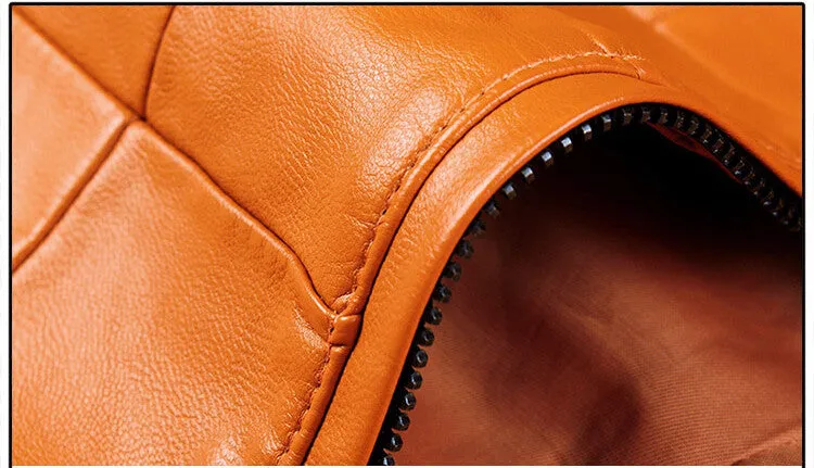 High Quality Pu Leather Jacket Men Fashion 2019 Autumn New Motorcycle Jacket