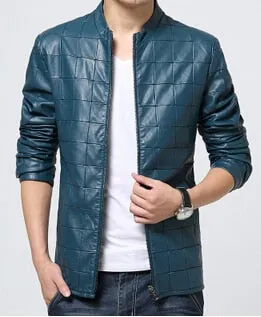 High Quality Pu Leather Jacket Men Fashion 2019 Autumn New Motorcycle Jacket