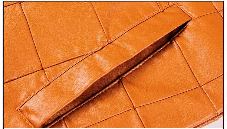 High Quality Pu Leather Jacket Men Fashion 2019 Autumn New Motorcycle Jacket