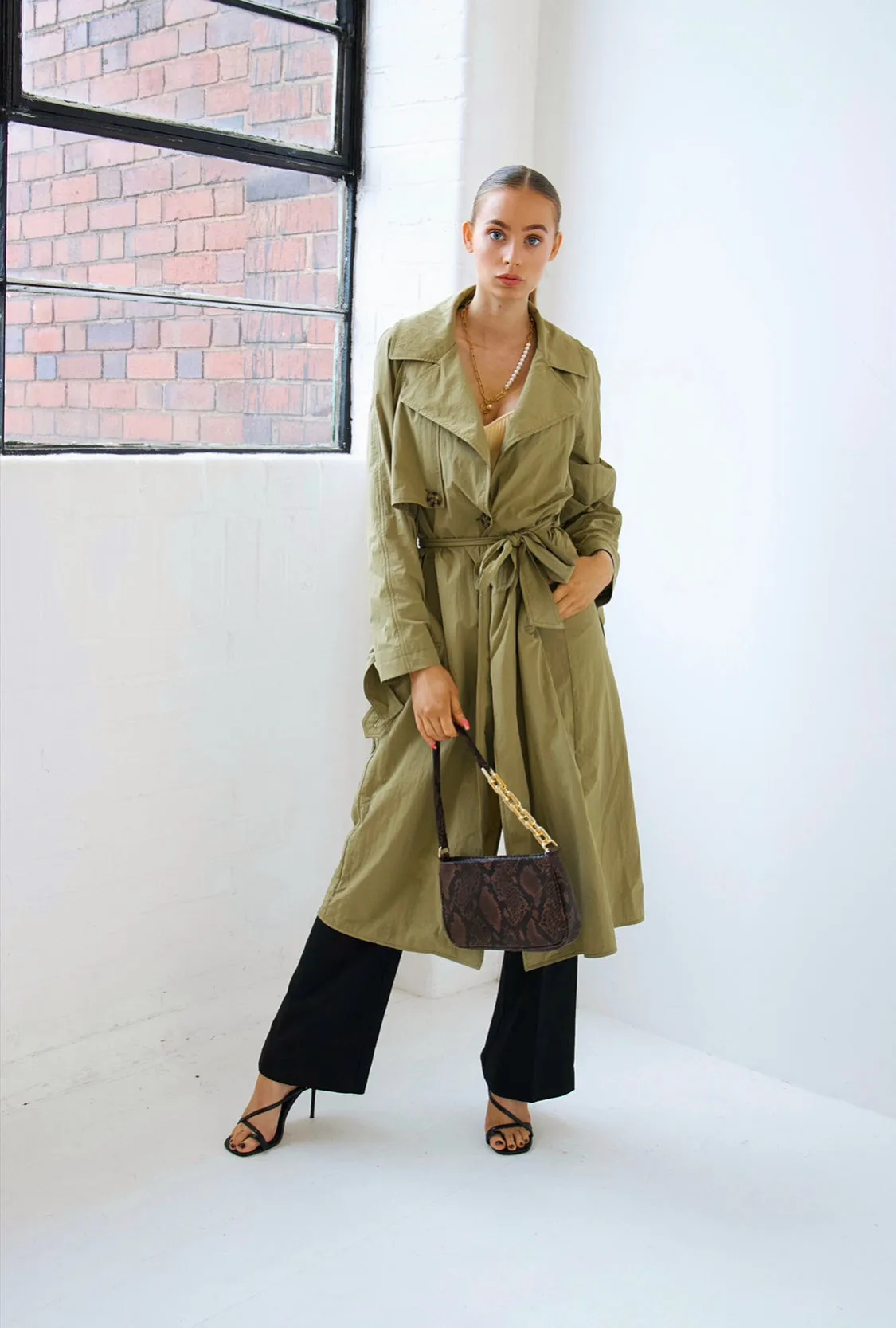 Khaki Trench Coat