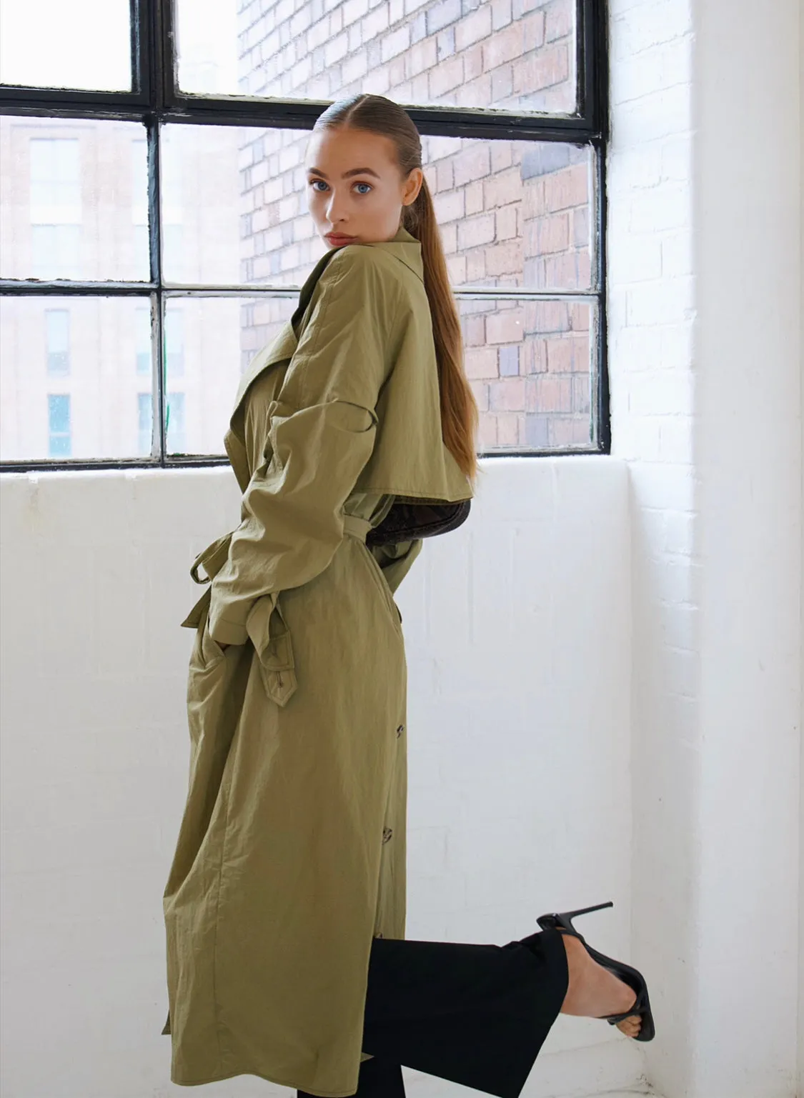 Khaki Trench Coat