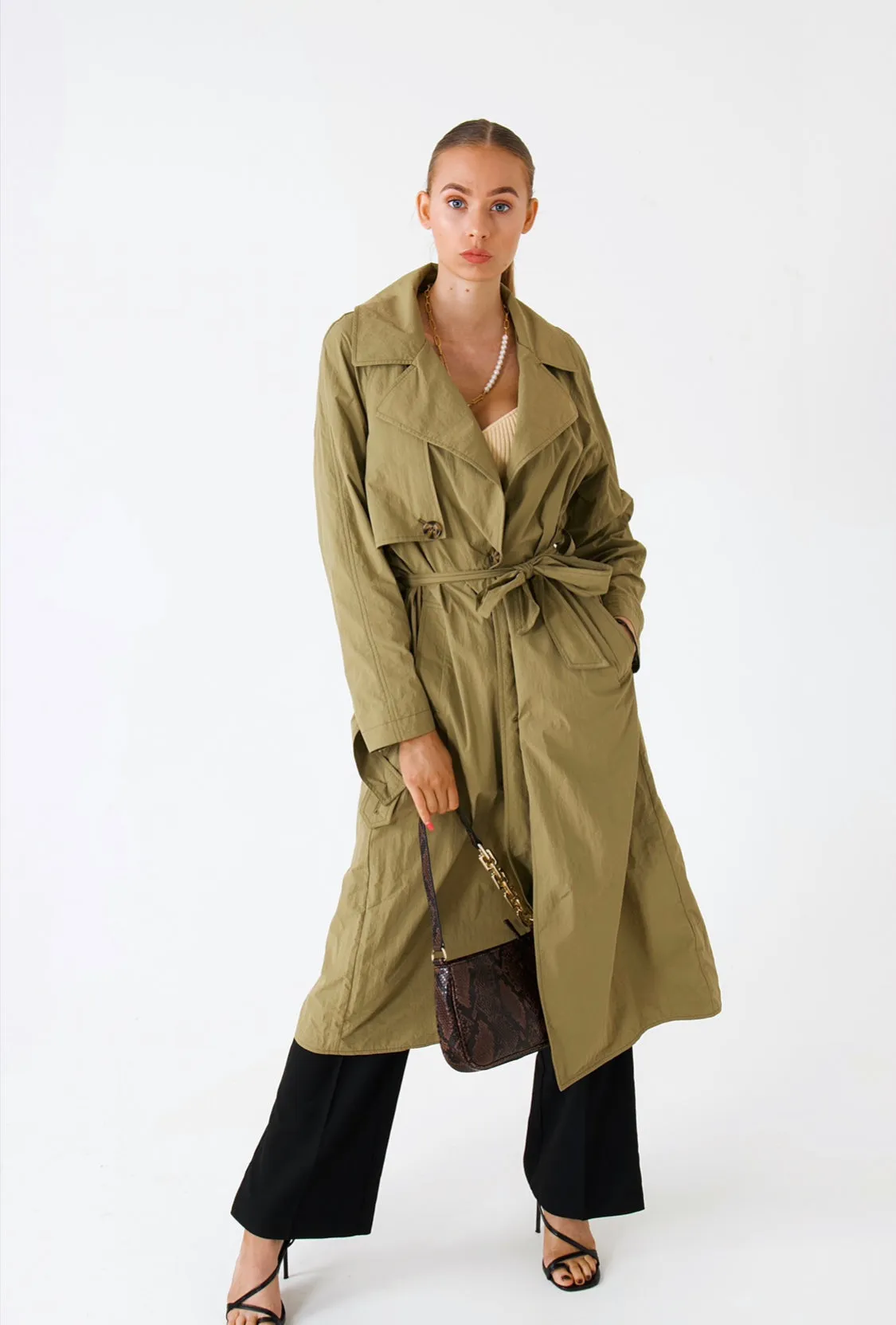 Khaki Trench Coat
