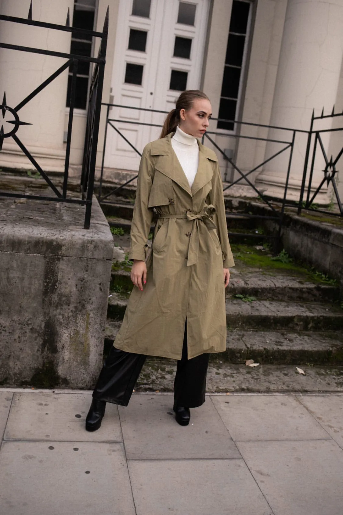 Khaki Trench Coat
