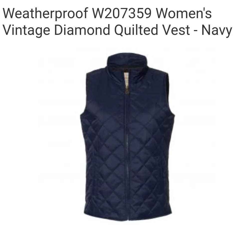 Ladies Diamond Quilted Vest
