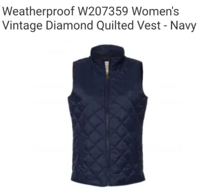 Ladies Diamond Quilted Vest