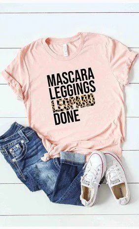 Mascara Leggings Graphic T-Shirt