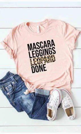 Mascara Leggings Graphic T-Shirt