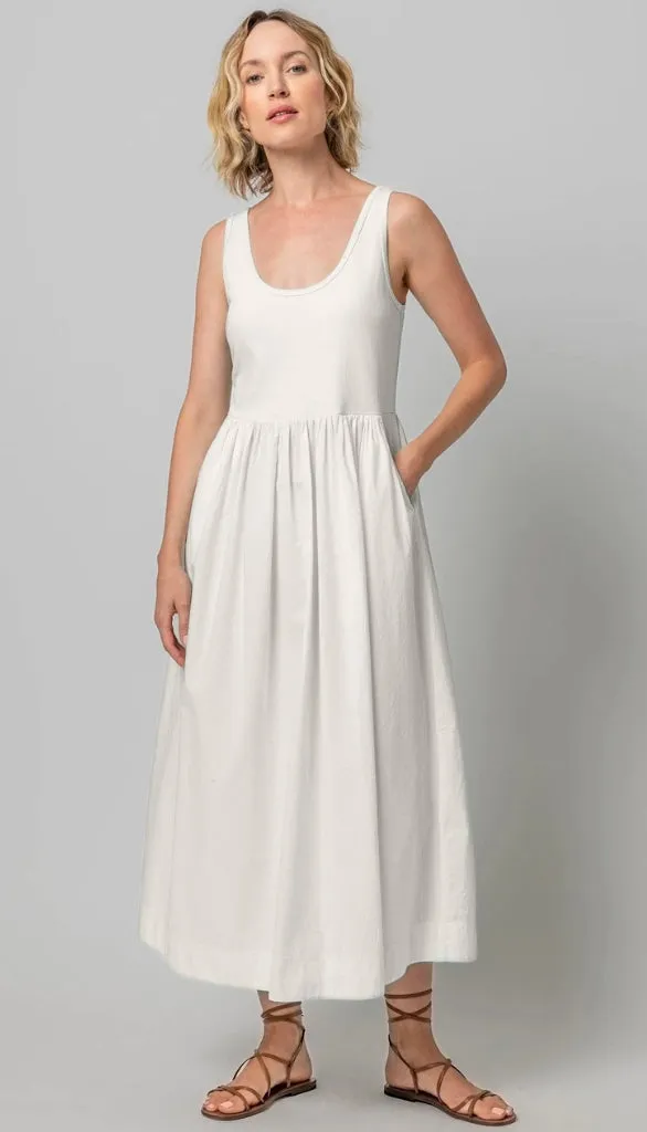 Mixed Media Maxi Dress