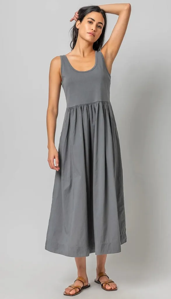Mixed Media Maxi Dress