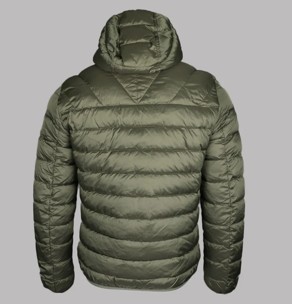 Napapijri Aerons 3 Hooded Quilted Jacket Green Lichen