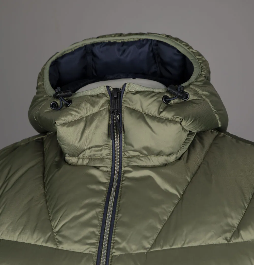 Napapijri Aerons 3 Hooded Quilted Jacket Green Lichen