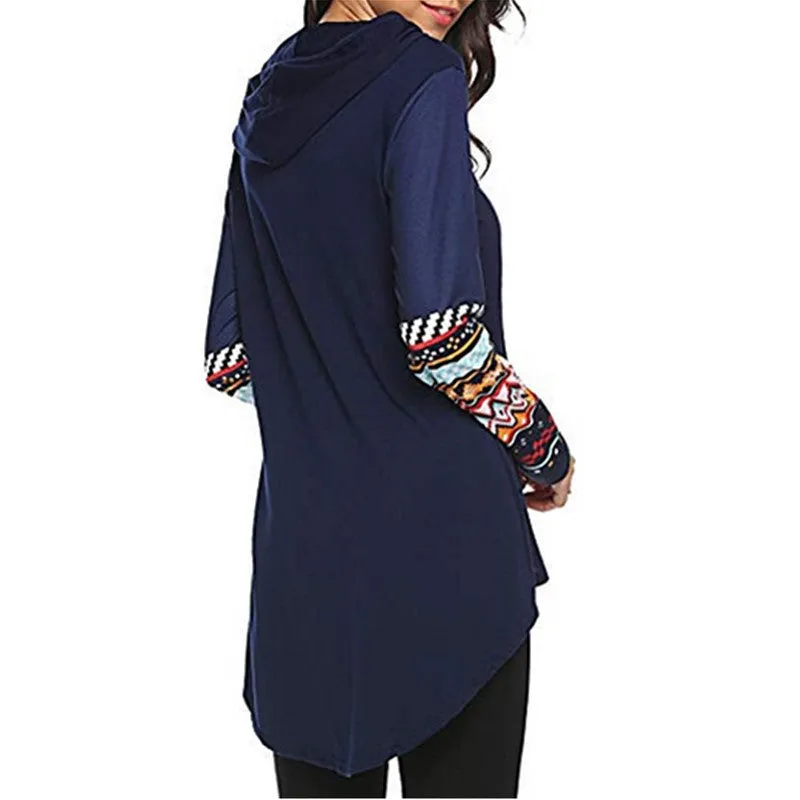 Printing Long Sleeve Round Neck Hoodies