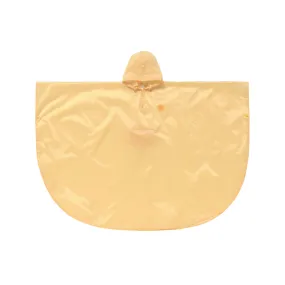 Rain Poncho Foldable Smile Yellow