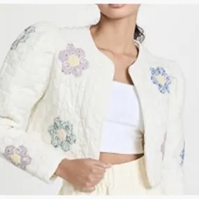 SEA Quilted bolero jacket