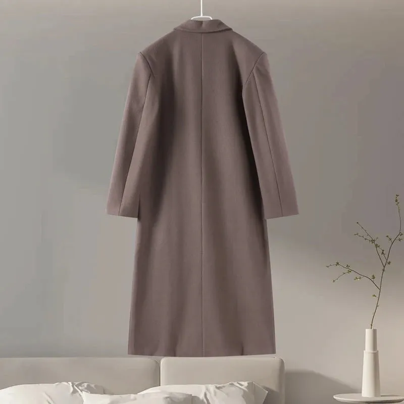 Suit Collar Double-breasted Trench Coat