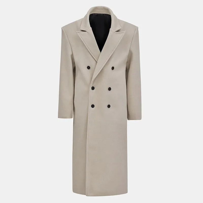 Suit Collar Double-breasted Trench Coat