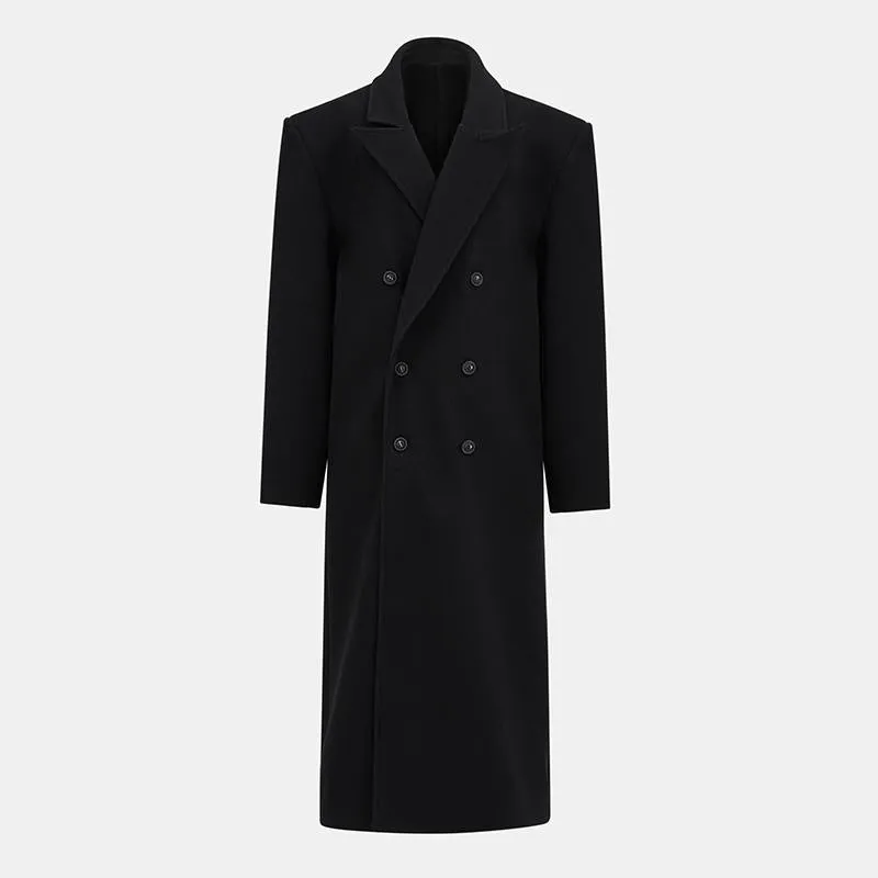 Suit Collar Double-breasted Trench Coat