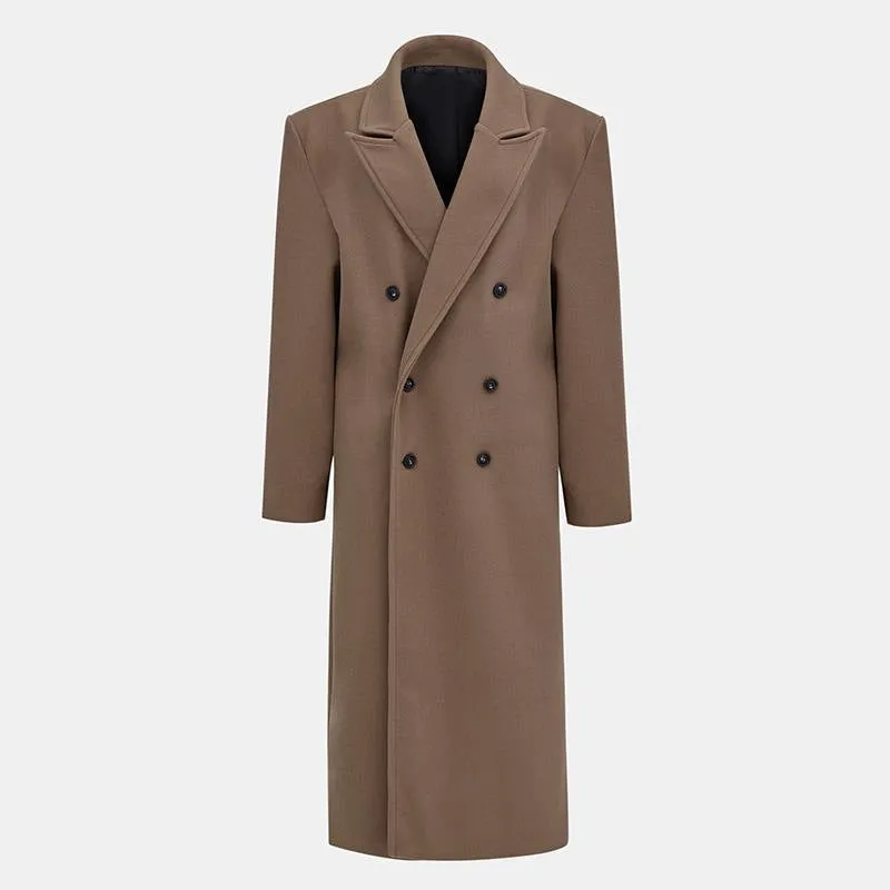 Suit Collar Double-breasted Trench Coat