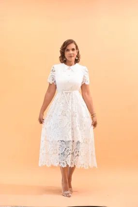 The Elegant Dress White