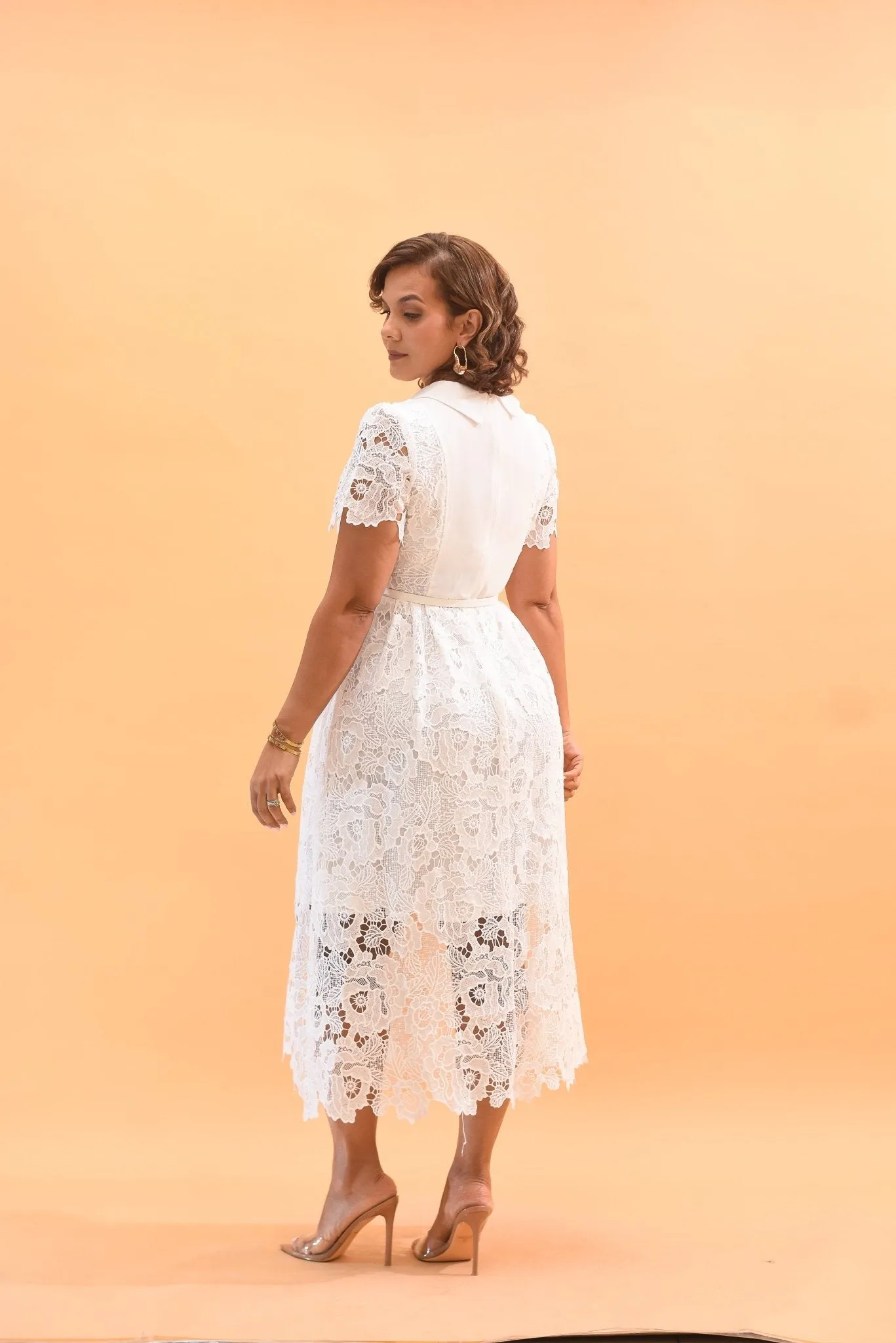 The Elegant Dress White