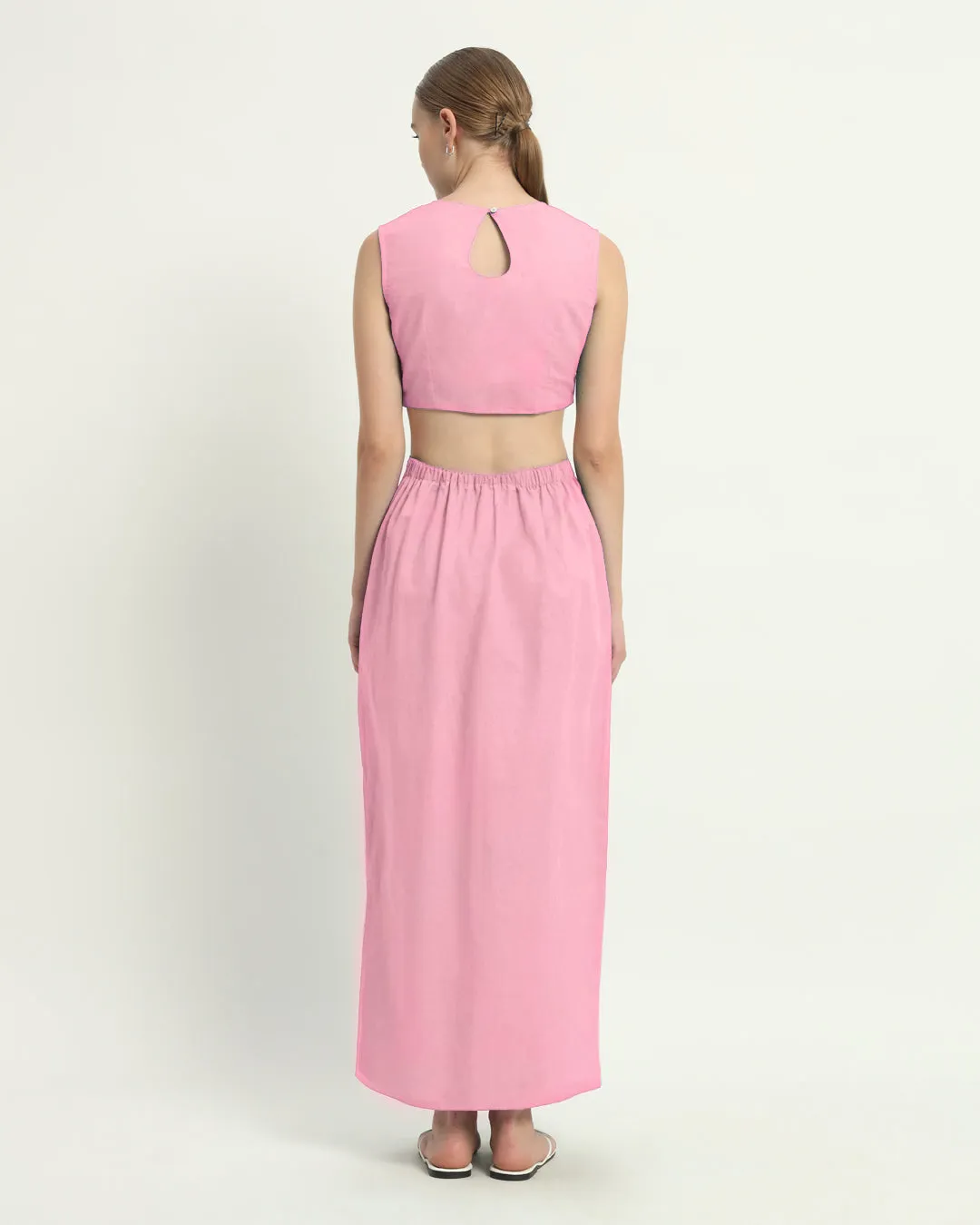The Livingston Fondant Pink Cotton Dress