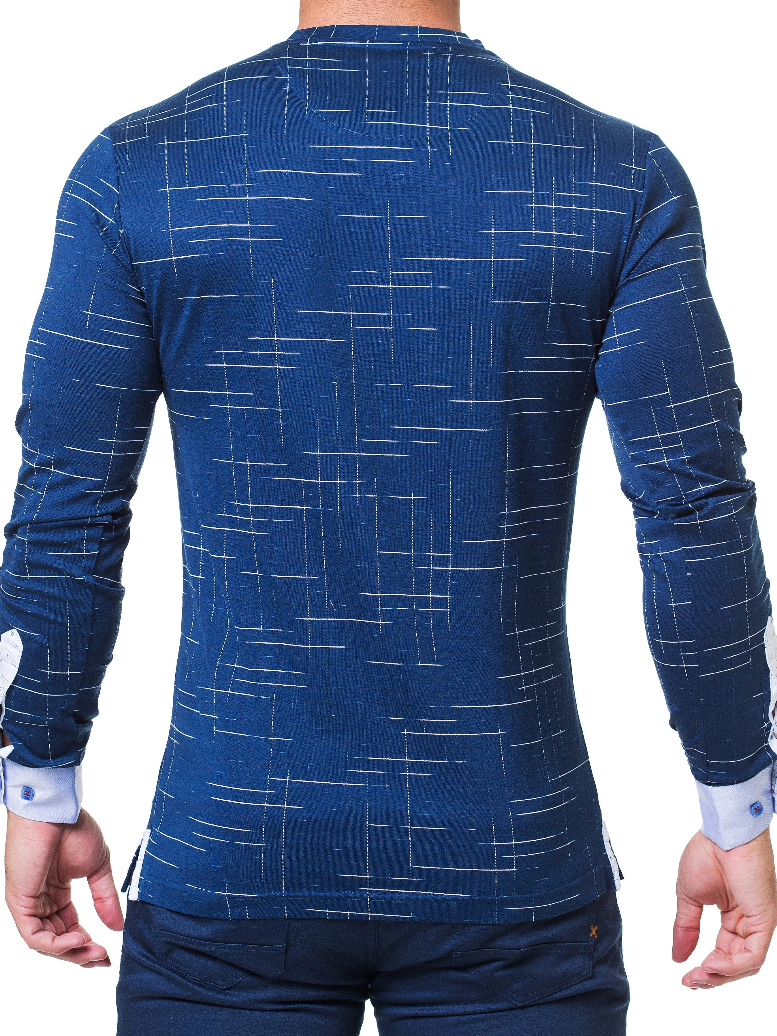 V Neck Edison Dash Navy